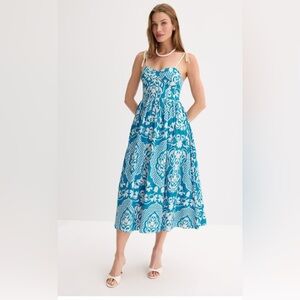 NWT Moon River sweatheart neckline dress size small